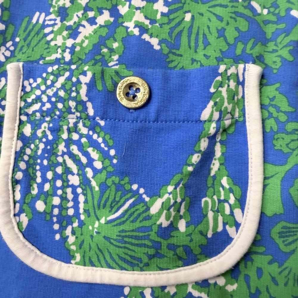 Lilly Pulitzer Girls 8/10 Mackenzie Dress Briny Blue a Bit Salty‎ Coastal Vaca - Picture 3 of 8